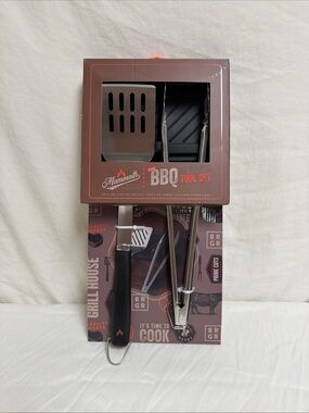 NEW Mammoth Grill Master 3 Piece Barbecue Tool Set Brand New HAVE 2